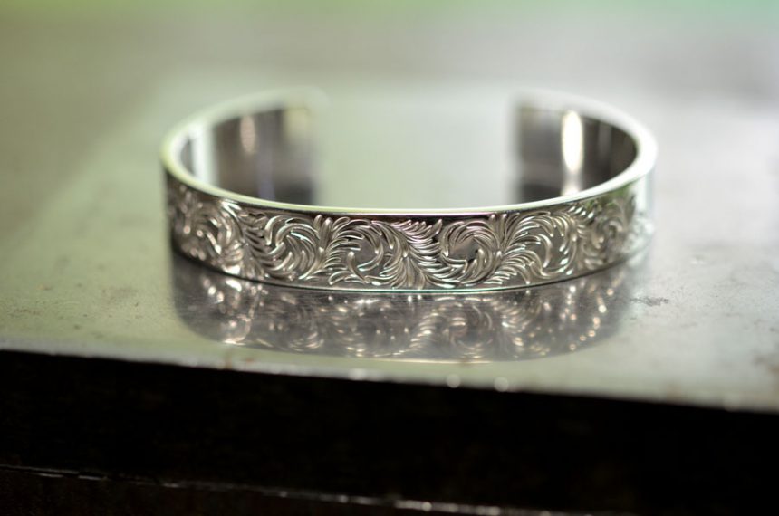 廃盤 鷲見太郎 TARO WASHIMI オールドバングル 唐草 エンドひよこ 廃盤